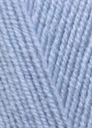 Пряжа для вязания Лана голд файн 40 светло голубой