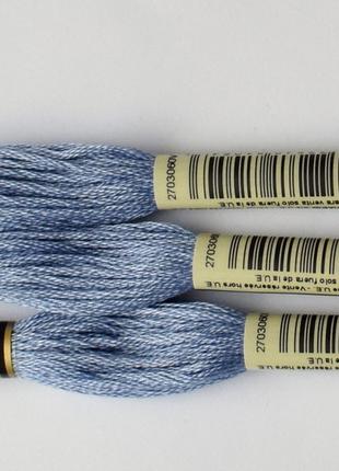 Нитки мулине DMC цвет 156 сине-фиолетовый, ср.св., арт.117