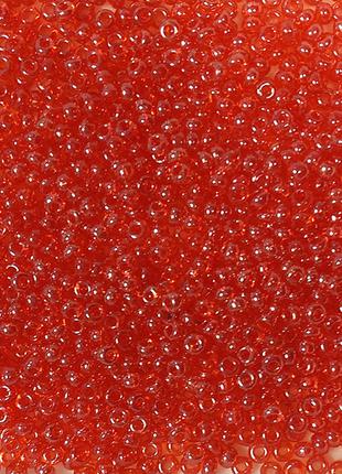 Бісер Ярна розмір 10мм колір 516 червоний глазурований 50г