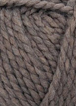 Пряжа для вязания Альпин альпака коричнево-серый 438