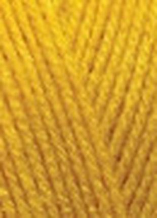 Пряжа для вязания Бургум классик ALIZE желтый 488
