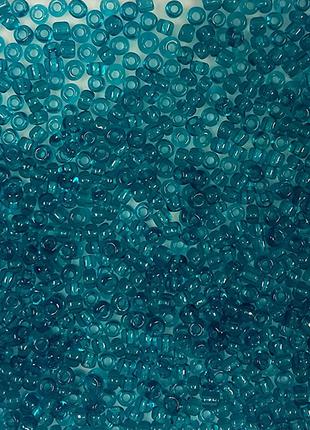 Бисер Ярна размер 10мм цвет 21 голубой прозрачный 50г