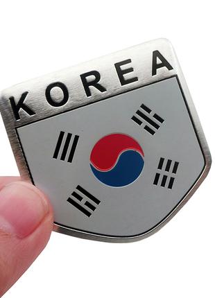 Эмблема флаг Кореи на крышку багажника