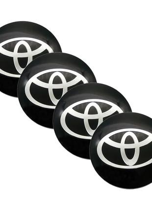 Наклейки на заглушки для литых дисков 56,5 мм. Toyota