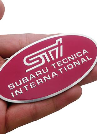 Емблема SUBARU STI (Subaru tecnica international)