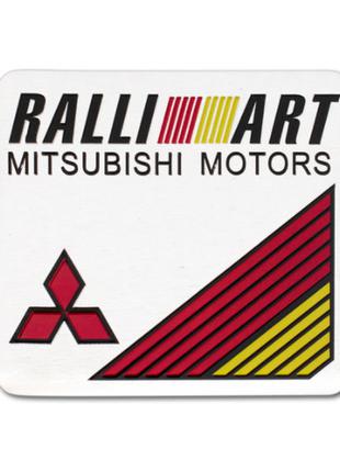 Шильдик RalliART на крышку багажника, Mitsubishi