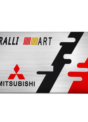 Шильдик Ralli ART на крышку багажника, Mitsubishi