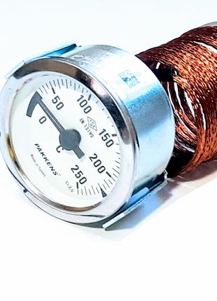 Термометр капиллярный D 60мм/250°С/L-200 см. PAKKENS Турция