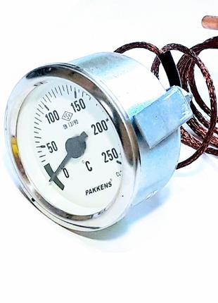 Термометр капиллярный D 60мм/250°С/L-100 см PAKKENS Турция