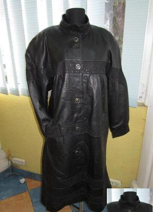 Большая женская кожаная куртка amge. испания. лот 797