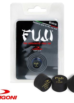 Наклейка для кію Longoni Fuji Black ø 13 мм Soft 1 шт.