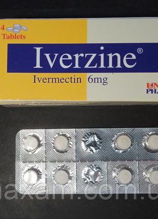 Iverzine- Ивермектин Египет 24 таблетки