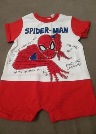 Песочник, боди ovs spider man