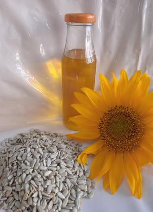 Органічна соняшникова олія з кондитерською насінням 0.5 л