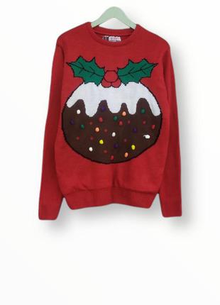 Тёплый новогодний,рождественский свитер кекс
