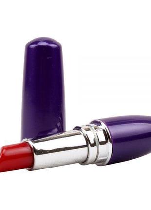 Міні-вібратор помада Vagina Lipstick, фіолетовий