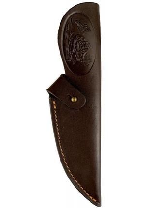 Ножны Медан Оберег № 2 2403 с декором кожа коричневый