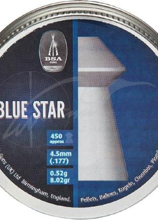 Пневматические пули BSA Blue Star 740 4,5 мм 0,52 г 450 шт