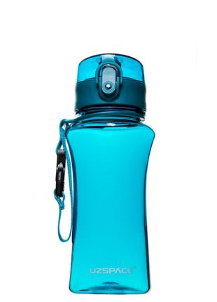 Спортивная бутылка Uzspace Wasser Glossy 6005 350 мл голубой