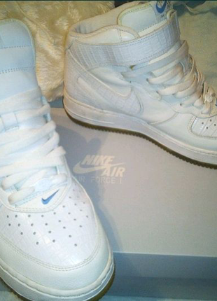 Кроси Найки Nike Air Force 1 Mid високие кожа шкіра, 42.5 27 см