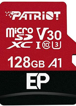 Карта памяти Patriot microSDXC (UHS-1 U3) EP Series 128 Гб cla...