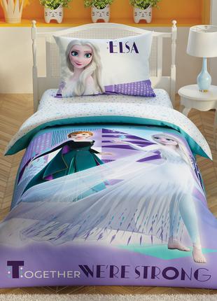 Детское постельное белье Tac Disney Frozen 2 Crystal полуторка...