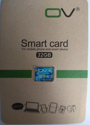 Карта памяти microSD 32GB Smartcard 3.0 class 10 UHS-1