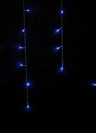 Гирлянда светодиодная DELUX ICICLE С 100LED 3,2х0,7m синий/про...