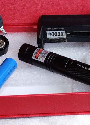Лазерная указка TYLaser 303 зажигает спичку