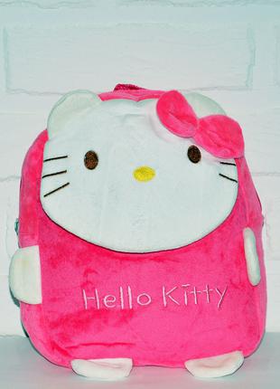 Детский рюкзак мягкий Hello Kitty розовый