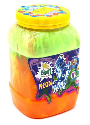 Лизун-антистресс "Mr. Boo: Neon", 1000 г (оранжевый+)