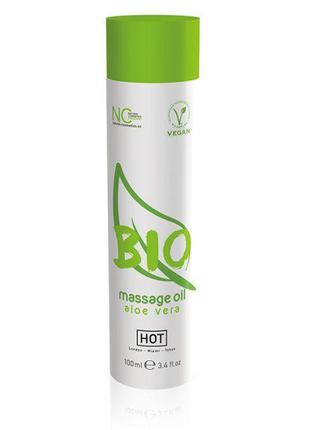 Массажное масло Hot Bio massage oil Aloe Vera, 100 мл