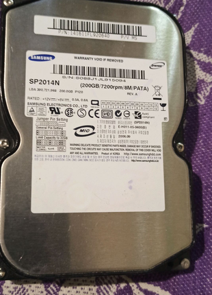 Samsung Жорсткий диск hdd 3,5 200gb 7200rpm ide