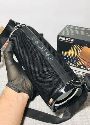Портативная беспроводная блютуз колонка Walker WSP-160 Black