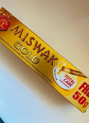 Шикарная зубная паста miswak gold большая!170 грамм!египет.