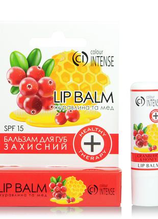 Гігієнічний бальзам для губ Журавлина та мед захисний Colour I...