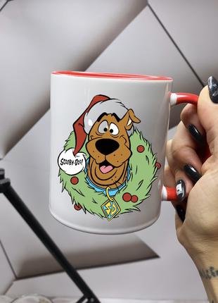 Чашка с Принтом Скуби Ду Кружка Scooby Doo 330 мл