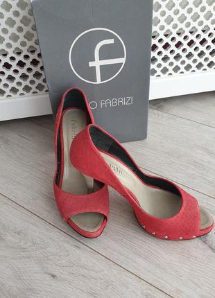 Туфли красные fabio fabrizi