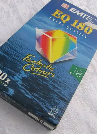 Видеокассеты BASF EMTEC VHS,180 мин для видеомагнитофона новые,хр