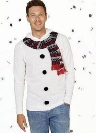 Новогодний,рождественский свитер, пуловер, джемпер.livergy