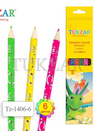 Набор цветных карандашей, 6 цветов