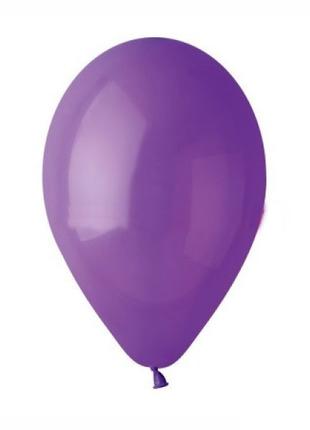 Шары воздушные пастель Фиолетовый 5"(13см) 100шт.
