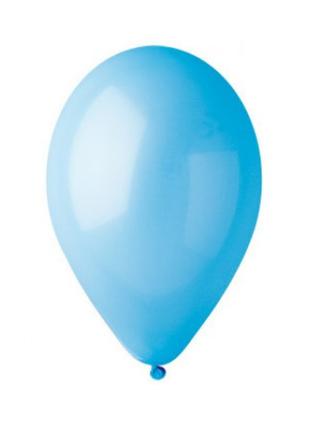 Шары воздушные пастель голубой 12"(30 см) 100шт