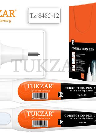 Ручка-корректор TUKZAR c белоснежной корректирующей жидкостью,...