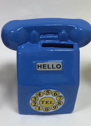 Керамічна скарбничка "Телефон" 8*6.5*11см