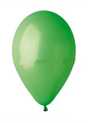 Шары воздушные пастель Зеленый 5"(13см) 100шт.