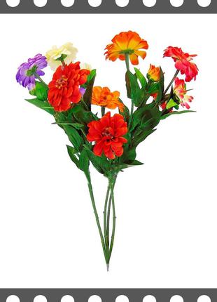 Искусственные цветы Премиум Гербера на ножке, 640 мм цвет микс