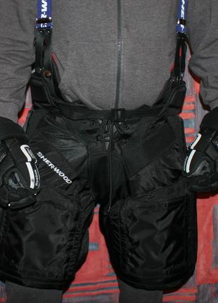 Защитные хоккейные шорты Hockey Pants Sherwood SR T100,S р