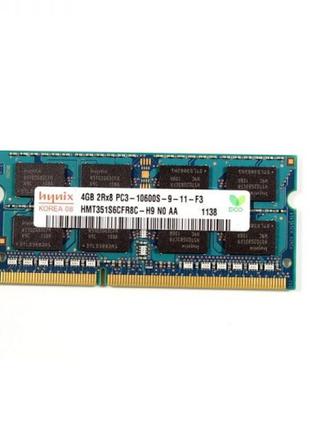 Пам'ять SO-DIMM Hynix DDR3 4Gb PC3-10600 1333 Mhz