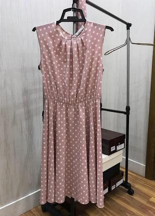 Модное и очень красивое платье от  marani  р. 46 розовое плать...